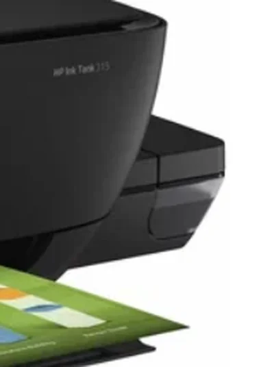 HP Ink Tank 315 — корпус и маркировка модели крупным планом